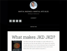 Tablet Screenshot of martialmusings.com